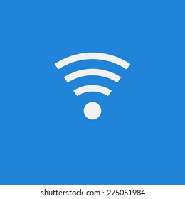 Wi-Fi flat icon. Vector illustration EPS8