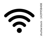 Wi-fi flat vector sign, icon, symbol isolated on white background.