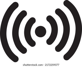 Signo de vector plano Wifi, icono, símbolo aislado en fondo blanco.2.eps
