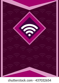 Wifi Free Password Concept Design Vector Art