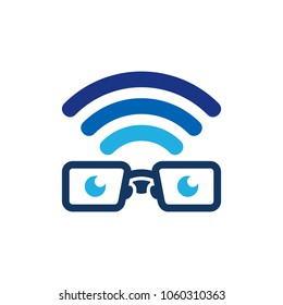 Wifi Geek Logo Icon Design