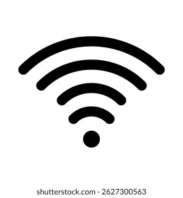 Wifi Glyph Icon Design For Personal And Commercial Use