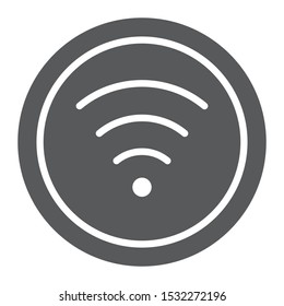 Wifi glyph icon, internet and network, wireless internet sign, vector graphics, a solid pattern on a white background, eps 10.