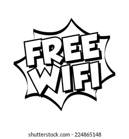 wifi graphic design , vector illustration