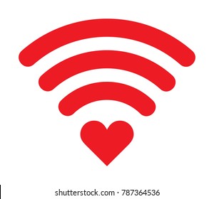 wifi heart icon