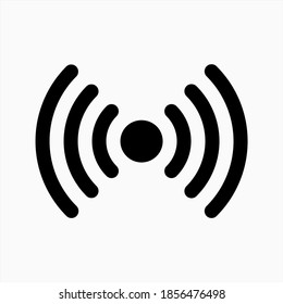 Wifi hotspot tethering icon vector isolated on white background. suitable for any purposes. user interface elements
