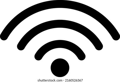 Wifi Hotspot Vector Icon Flat Illustration Stock Vector Royalty Free