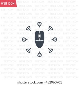 Wi-Fi icon around the computer mouse