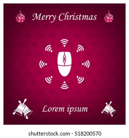 Wi-Fi icon around the computer mouse