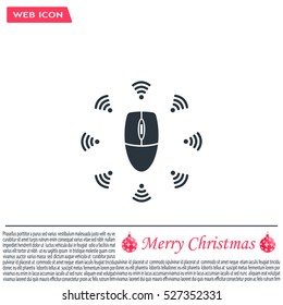 Wi-Fi icon around the computer mouse