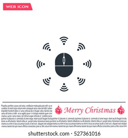 Wi-Fi icon around the computer mouse