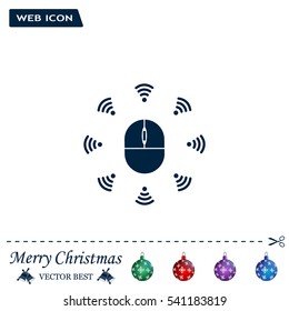 Wi-Fi icon around the computer mouse
