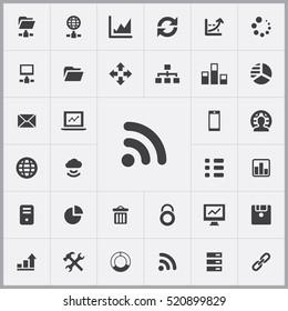 wifi icon. big data, database icons universal set for web and mobile