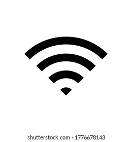 Wifi Icon Black vector illustration eps 10