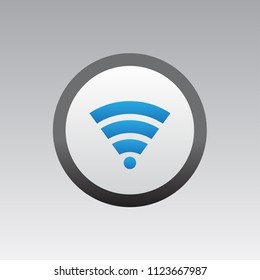 wifi icon buttons vector 