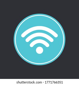 Wifi icon design for door and wall sticker