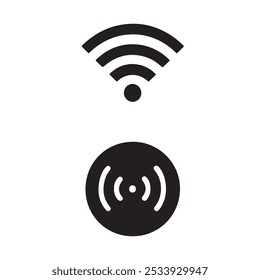 Wifi. Icon for design. Easily editable