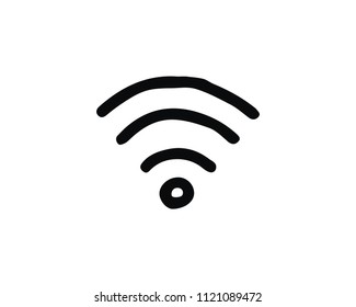 wifi icon design illustration,hand drawn style design, designed for web and app