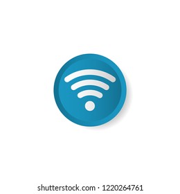 Wi-Fi icon design template. Vector illustration