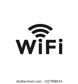 Wifi icon design template vector isolated illustration