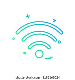 Wifi icon design vector