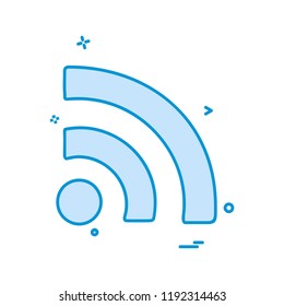 Wifi icon design vector