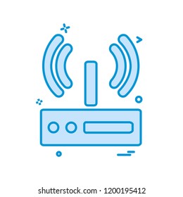 Wifi icon design vector