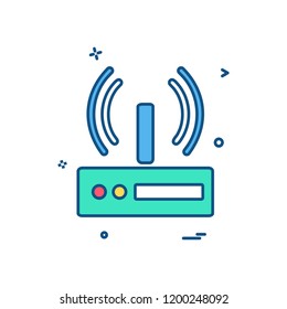 Wifi icon design vector