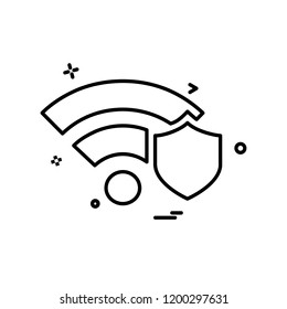 Wifi icon design vector