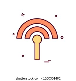 Wifi icon design vector