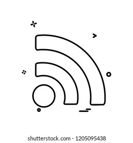 Wifi icon design vector