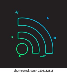 Wifi icon design vector