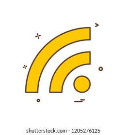 Wifi icon design vector