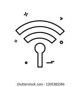 Wifi icon design vector