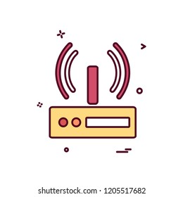 Wifi icon design vector