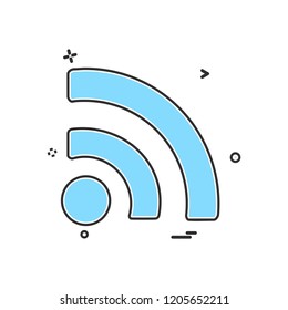 Wifi icon design vector