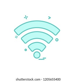 Wifi icon design vector