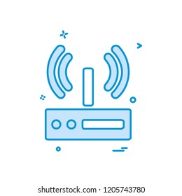 Wifi icon design vector