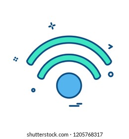 Wifi icon design vector