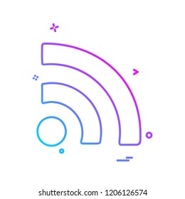 Wifi icon design vector