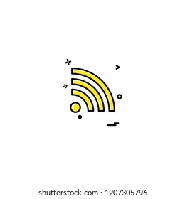 Wifi icon design vector 