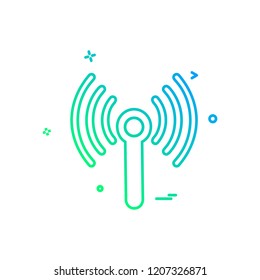 Wifi icon design vector