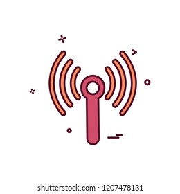 Wifi icon design vector
