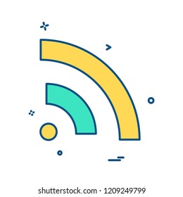 Wifi icon design vector