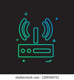 Wifi icon design vector