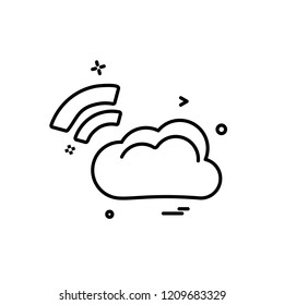 Wifi icon design vector