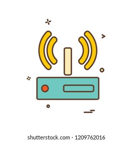 Wifi icon design vector
