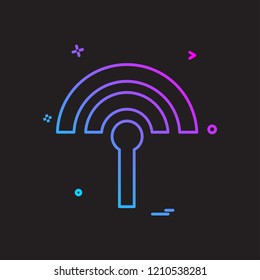 Wifi icon design vector