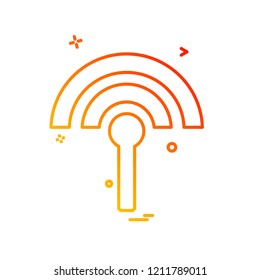 Wifi icon design vector