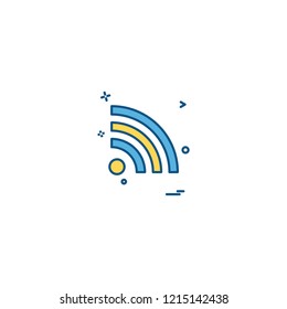 Wifi icon design vector 